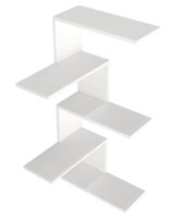 Raft de perete Trendy Caniko White 109x51.5x51.5cm GTR005608 imaginea #2 — magazin online Desire.md