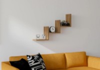 Raft de perete Trendy Ceata Walnut 90x60x19.6cm GTR005489