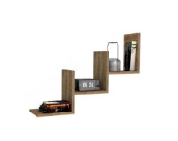 Raft de perete Trendy Ceata Walnut 90x60x19.6cm GTR005489 imaginea #2 — magazin online Desire.md