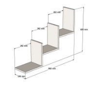 Raft de perete Trendy Ceata Walnut 90x60x19.6cm GTR005489 imaginea #4 — magazin online Desire.md