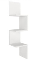Raft de perete Trendy Corner White 105.4x25x25cm GTR005605 imaginea #2 — magazin online Desire.md