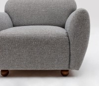 Fotoliu Trendy Eddy Light Grey 86x86x90cm GTR002034 imaginea #4 — magazin online Desire.md