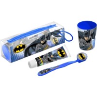 Set de ingrijire dentara Lorenay Batman Dental Toilet Bag 3pcs