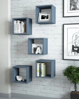 Raft de perete Trendy Cutie Blue 30x30x24cm GTR005380 5pcs imaginea #2 — magazin online Desire.md
