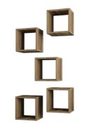 Raft de perete Trendy Cutie Walnut 30x30x24cm GTR005382 5pcs imaginea #4 — magazin online Desire.md