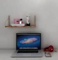 Raft de perete Trendy Deco Pine Atlantic/Gold 45x16x16cm GTR005577 imaginea #2 — magazin online Desire.md