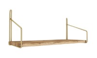 Raft de perete Trendy Deco Pine Atlantic/Gold 45x16x16cm GTR005577 imaginea #3 — magazin online Desire.md