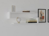 Raft de perete Trendy Eldo White 60x15x19.6cm GTR005590 2pcs