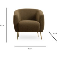 Fotoliu Trendy Eses Green 82x82x70cm GTR002025 imaginea #4 — magazin online Desire.md