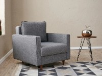 Fotoliu Trendy Eva Grey 85x90x82cm GTR001974 imaginea #2 — magazin online Desire.md