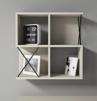 Raft de perete Trendy Extra Cream/Black 60x60x24cm GTR005385