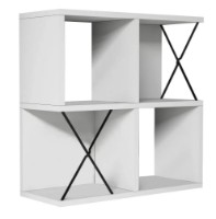 Raft de perete Trendy Extra White/Black 60x60x24cm GTR005388 imaginea #3 — magazin online Desire.md