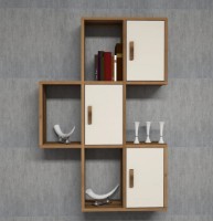 Raft de perete Trendy Flora Walnut/Cream 112.6x75x20cm GTR005389