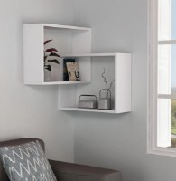 Raft de perete Trendy Inel White 68x68x60cm GTR005373