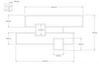 Raft de perete Trendy Karen Sapphire Oak/Black 72.2x120x22cm GTR005602 imaginea #4 — magazin online Desire.md