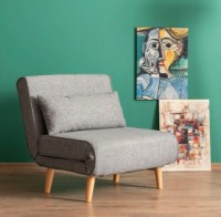 Fotoliu Trendy Folde Light Grey 80x85x80cm GTR002953 imaginea #1 — magazin online Desire.md
