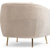 Fotoliu Trendy Istiridye Beige 85x80x85cm GTR002043 imaginea #5 — magazin online Desire.md