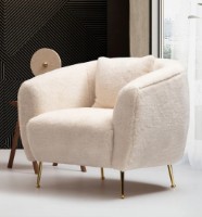 Fotoliu Trendy Istiridye Beige 85x80x85cm GTR002043