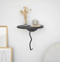 Raft de perete Trendy Leu Anthracit/Black 35x35cm GTR005468