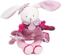 Jucărie de pluș Doudou Cherry the Rabbit Pink (DC2700)