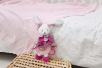 Jucărie de pluș Doudou Cherry the Rabbit Pink (DC2700) imaginea #2 — magazin online Desire.md