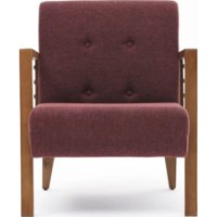 Fotoliu Trendy Kemer Claret Red 83x80x69cm GTR002058 imaginea #4 — magazin online Desire.md