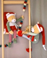 Jucărie de pluș Doudou Christmas Prankster 40cm (DC4257) imaginea #3 — magazin online Desire.md
