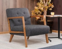 Fotoliu Trendy Kemer Dark Grey 83x80x69cm GTR002060