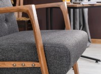 Fotoliu Trendy Kemer Dark Grey 83x80x69cm GTR002060 imaginea #3 — magazin online Desire.md