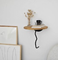 Raft de perete Trendy Leu Oak/Black 35x35cm GTR005469 imaginea #1 — magazin online Desire.md