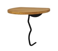 Raft de perete Trendy Leu Oak/Black 35x35cm GTR005469 imaginea #2 — magazin online Desire.md