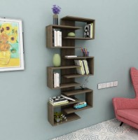 Навесная полка Trendy Lotus Walnut 161.3x75x21.3cm GTR006015 фото №4 — интернет-магазин Desire.md