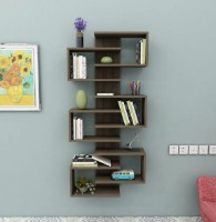 Навесная полка Trendy Lotus Walnut 161.3x75x21.3cm GTR006015