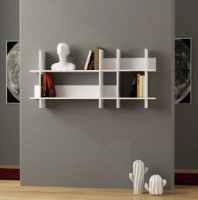 Raft de perete Trendy Margele White 150x70x22cm GTR005345