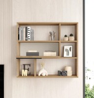 Raft de perete Trendy ON5-S Oak 90.1x81x22cm GTR005454 imaginea #2 — magazin online Desire.md