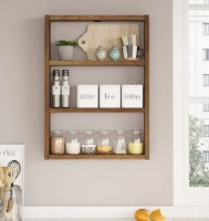 Raft de perete Trendy PR1-BR Walnut 60x43.2x9cm GTR005430 imaginea #1 — magazin online Desire.md