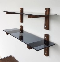 Raft de perete Trendy R202 Walnut 85x25x25cm GTR005461 imaginea #2 — magazin online Desire.md