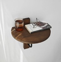 Raft de perete Trendy Reve Walnut/Black 35x35cm GTR005464 imaginea #3 — magazin online Desire.md