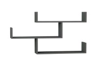 Навесная полка Trendy Tibet Anthracit 66.5x119x23cm GTR005342 фото №3 — интернет-магазин Desire.md