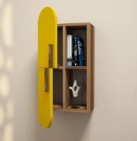 Raft de perete Trendy Trandafir Walnut/Yellow 80x35x22cm GTR005379 imaginea #4 — magazin online Desire.md