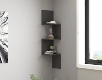 Raft de perete Trendy Zikzak Anthracit 105.4x25x25cm GTR005606 imaginea #1 — magazin online Desire.md