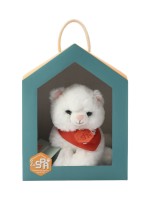 Jucărie de pluș Histoire d'Ours Cat White Spa Collection 16cm (HO3314) imaginea #4 — magazin online Desire.md