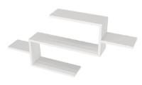Raft de perete Trendy Twist White 49.4x104x14.5cm GTR005993 imaginea #2 — magazin online Desire.md