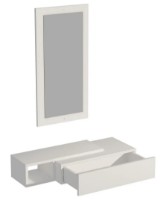 Raft de perete Trendy Vien White 82x16x30cm GTR005944 imaginea #3 — magazin online Desire.md