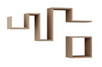 Raft de perete Trendy Urmeaza Oak 116x45x20cm GTR005368 imaginea #2 — magazin online Desire.md