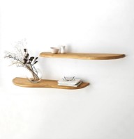 Raft de perete Trendy Wavy Oak 100x25cm GTR005474 2pcs imaginea #3 — magazin online Desire.md