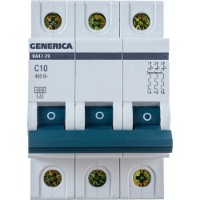 Автоматический выключатель Generica MVA25-3-010-C