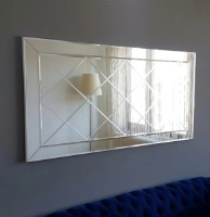 Oglindă Trendy A306Y Silver 130x65x2cm GTR006489