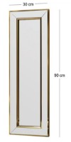 Oglindă Trendy Carlos Gold 90x30x3cm GTR005542 imaginea #3 — magazin online Desire.md