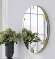 Зеркало Trendy Chakra Gold/White 60x60x2cm GTR006562 фото №2 — интернет-магазин Desire.md